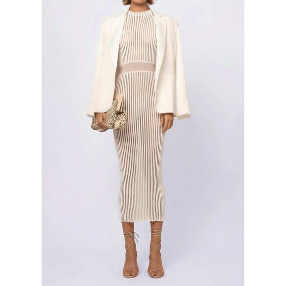 NEW NONCHALANTLABEL alexis blazer in white